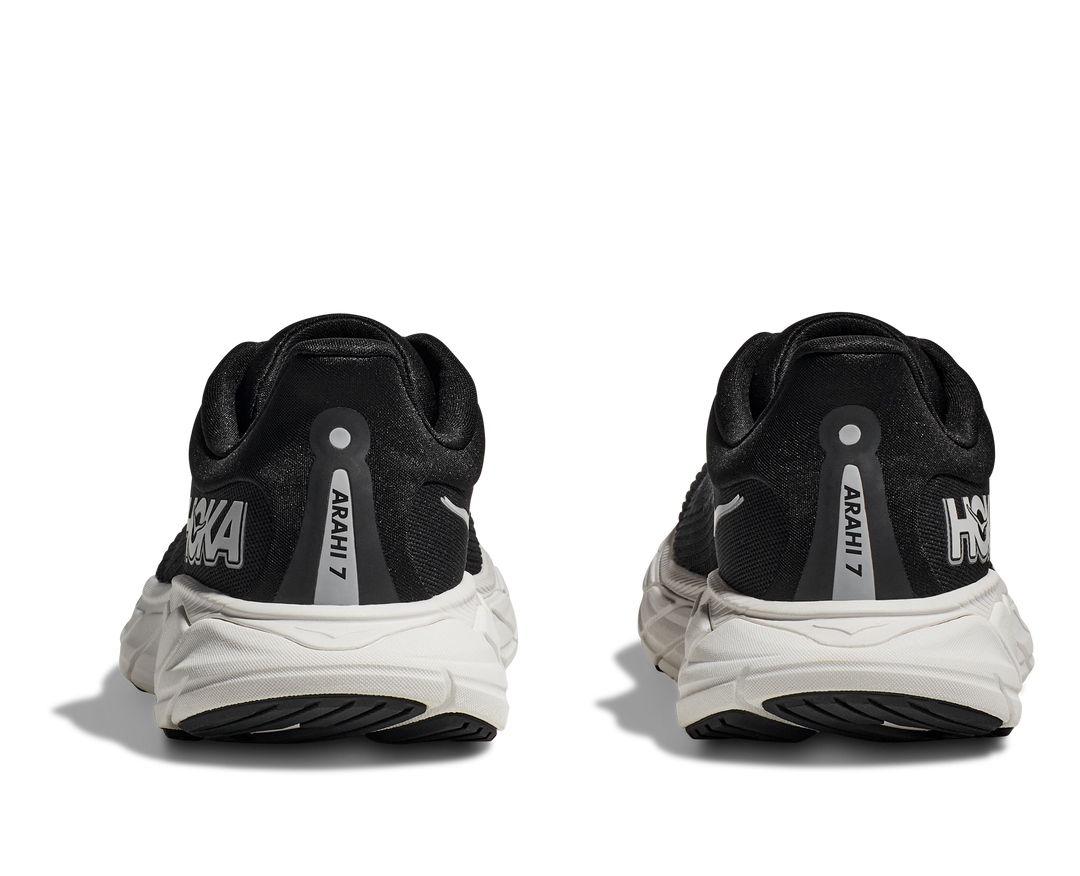 Hoka Mens Arahi 7 - Black/White - Stability