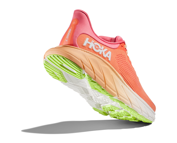 Hoka Womens Arahi 7 - Papaya/Coral - Stability