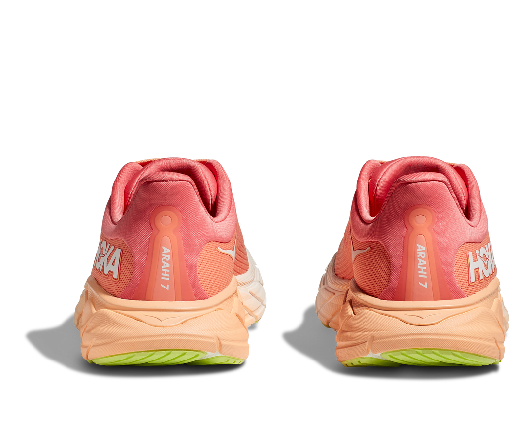 Hoka Womens Arahi 7 - Papaya/Coral - Stability