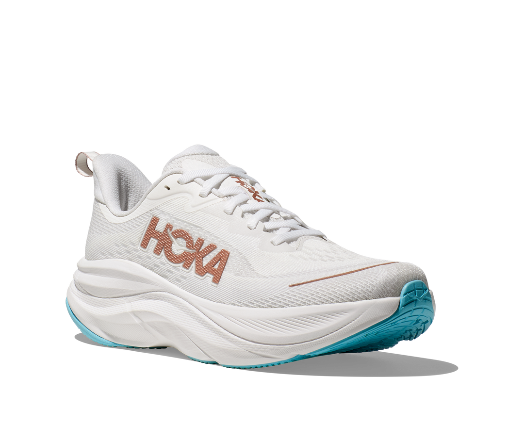 Hoka Womens Skyflow - Frost/Rose Gold - Neutral - SS25