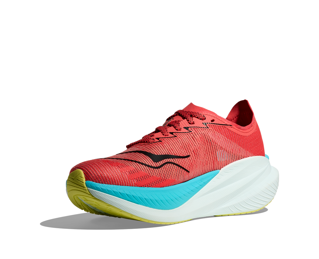 Hoka Mens Mach X 2 - Grapefruit/Electric - Neutral - SS25