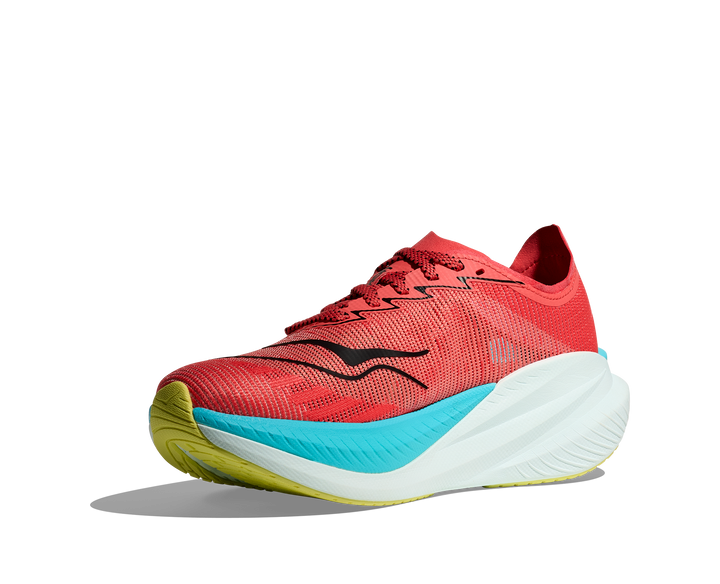 Hoka Mens Mach X 2 - Grapefruit/Electric - Neutral - SS25