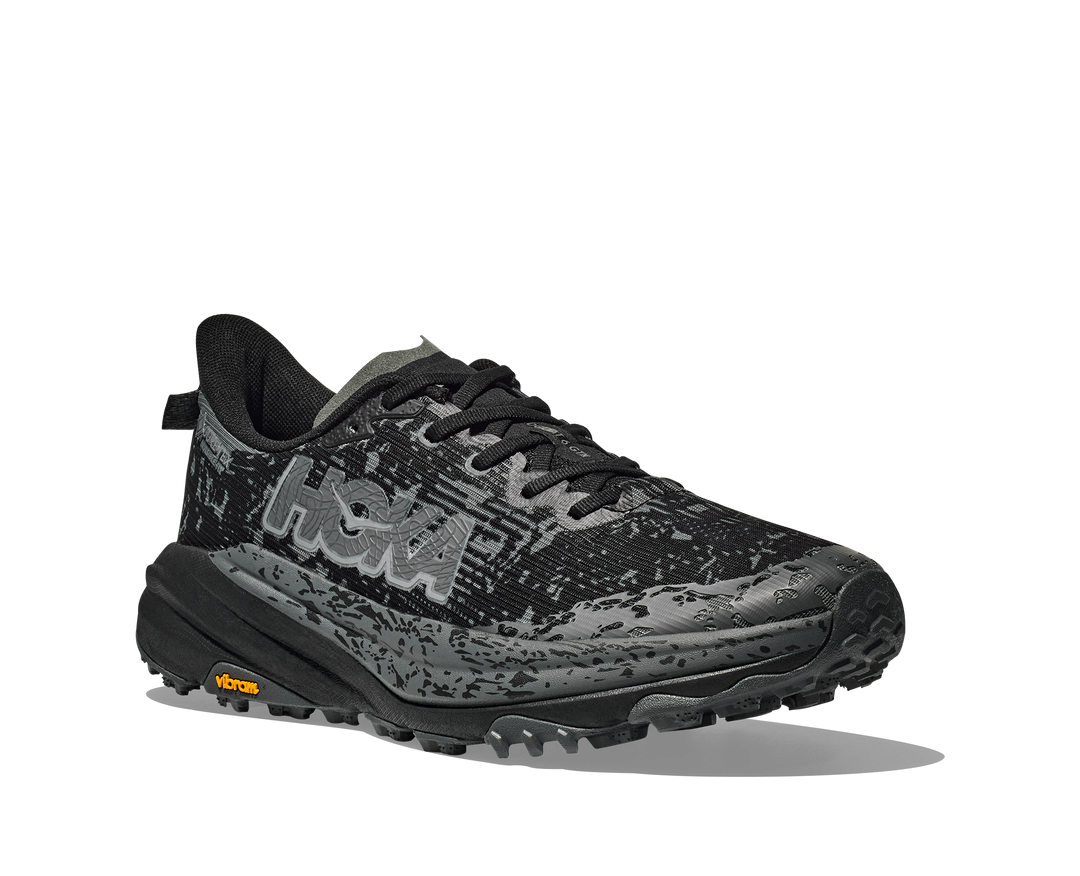 Hoka Mens Speedgoat 6 GTX - Wide - Black/Outer Orbit - Trail