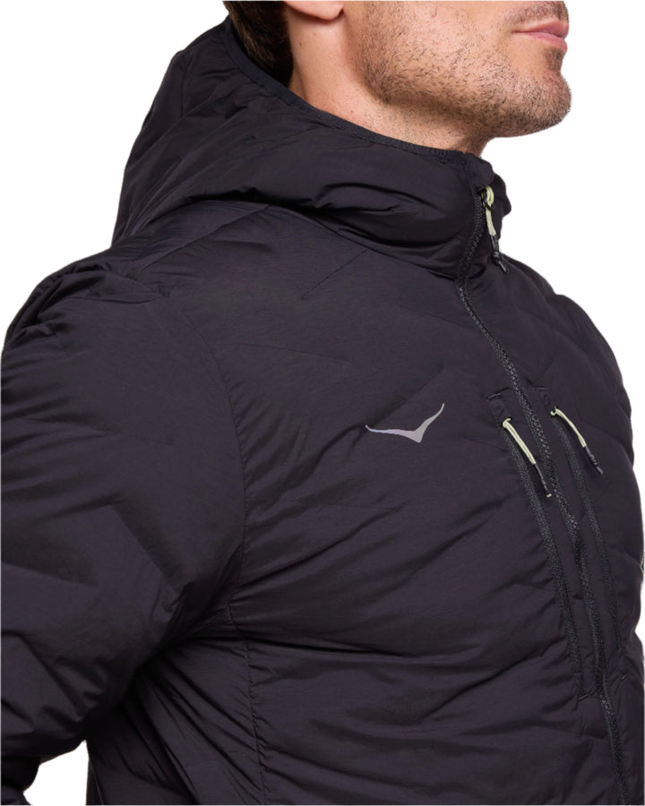 Hoka Mens Skyfill Outdoor Jacket - Black