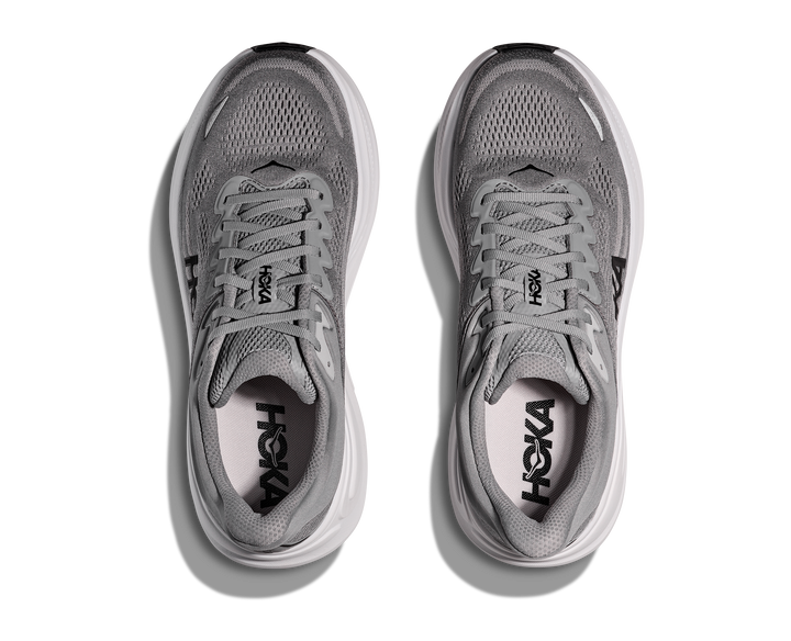 Hoka Mens Bondi 9 - Galactic Grey/Stellar Grey - Neutral - SS25