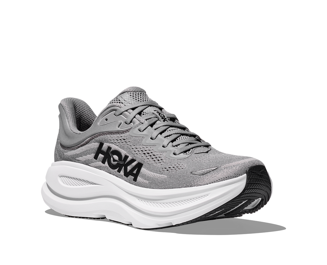 Hoka Mens Bondi 9 - Galactic Grey/Stellar Grey - Neutral - SS25