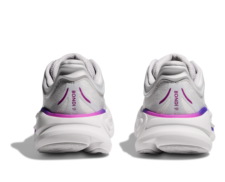 Hoka Womens Bondi 9 - Cosmic Grey/White - Neutral - SS25