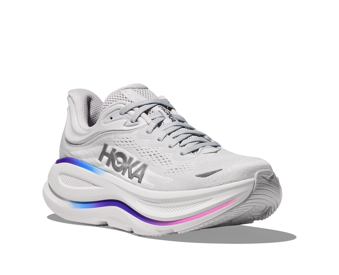 Hoka Womens Bondi 9 - Cosmic Grey/White - Neutral - SS25