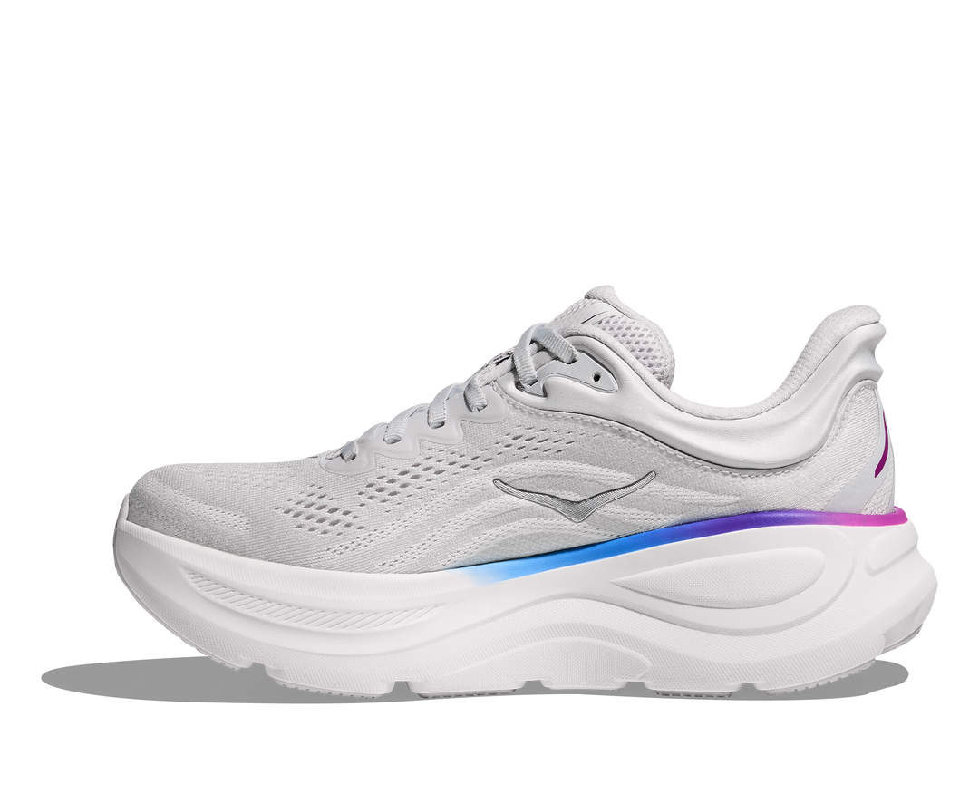 Hoka Womens Bondi 9 - Cosmic Grey/White - Neutral - SS25