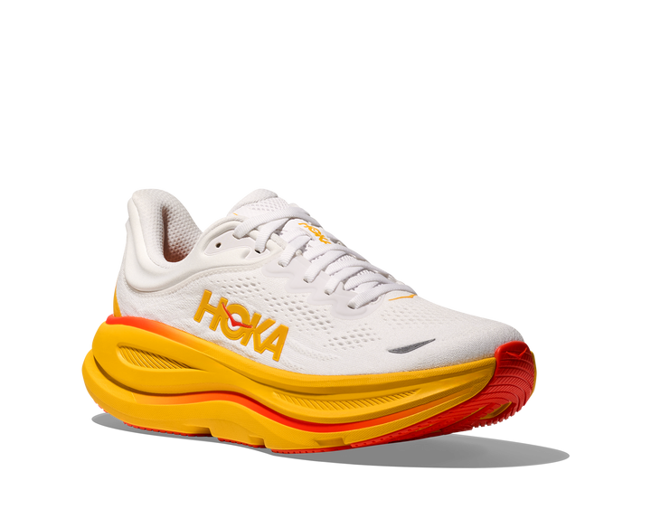 Hoka Womens Bondi 9 - Frost/Sunflower - Neutral - SS25