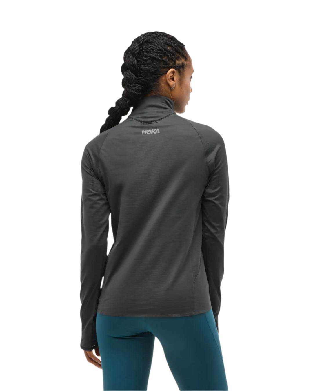 Hoka Womens Glidetech Quarter Zip - Black