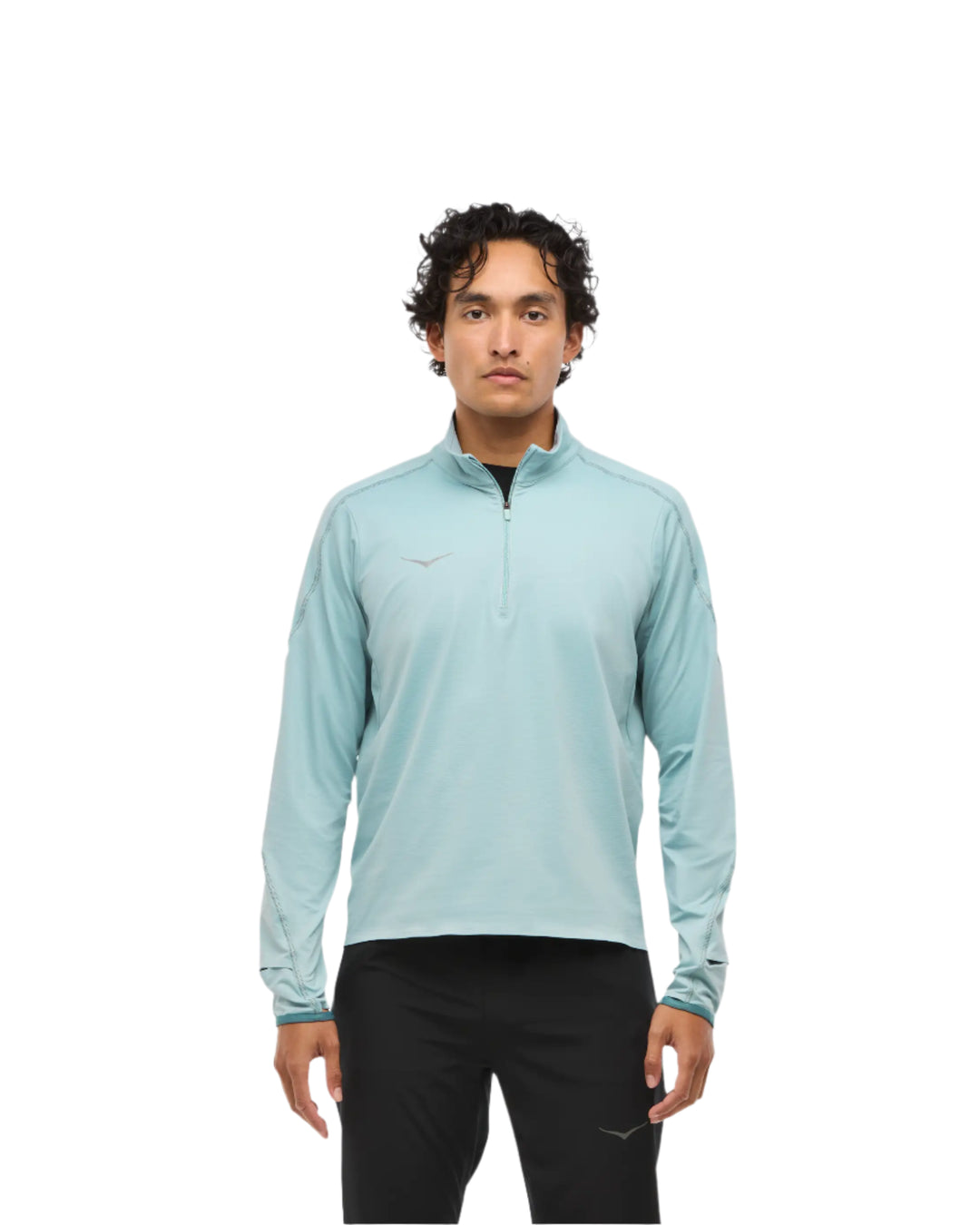 Hoka Mens Glidetech Quarter Zip - Druzy