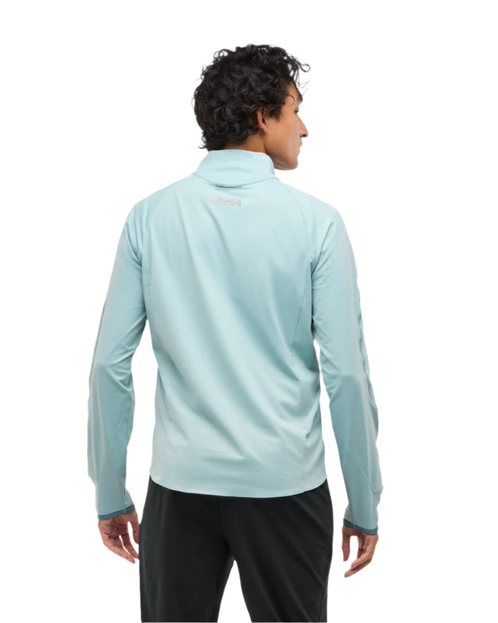 Hoka Mens Glidetech Quarter Zip - Druzy