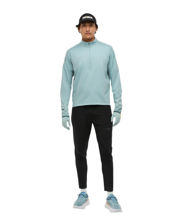 Hoka Mens Glidetech Quarter Zip - Druzy