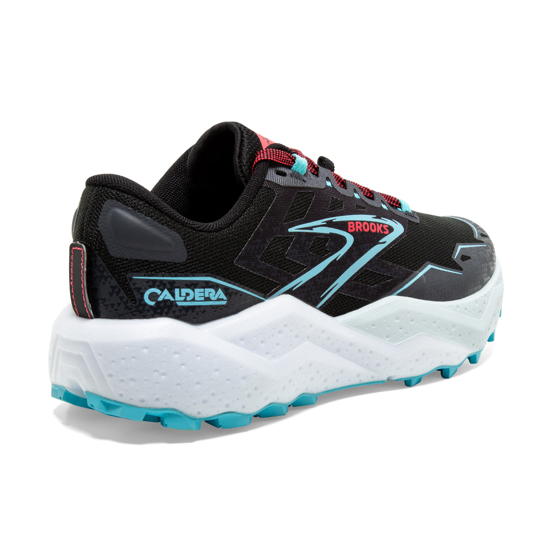 Brooks Womens Caldera 7 - Black/Ebony/Bluefish - Trail