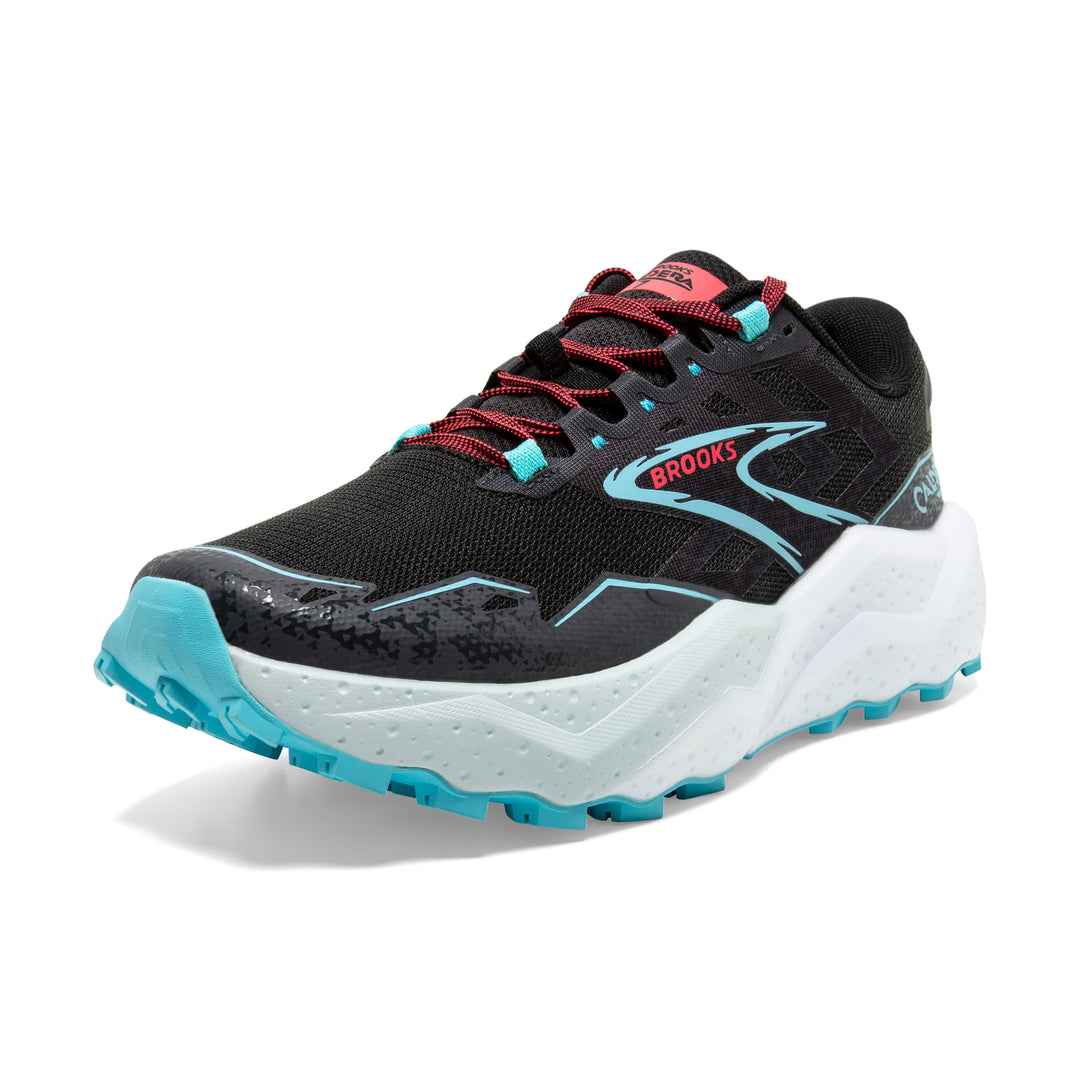 Brooks Womens Caldera 7 - Black/Ebony/Bluefish - Trail