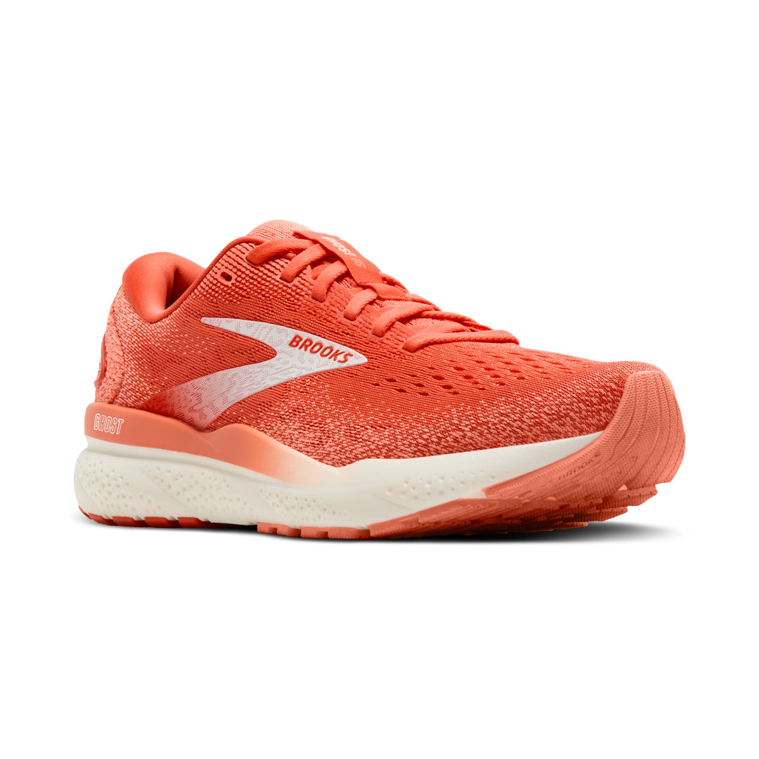 Brooks Womens Ghost 16 - Coral/Desert Flower/Coconut - Neutral - SS25