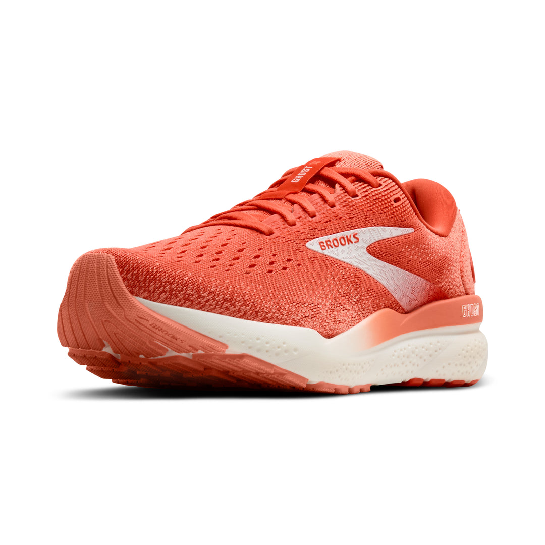 Brooks Womens Ghost 16 - Coral/Desert Flower/Coconut - Neutral - SS25