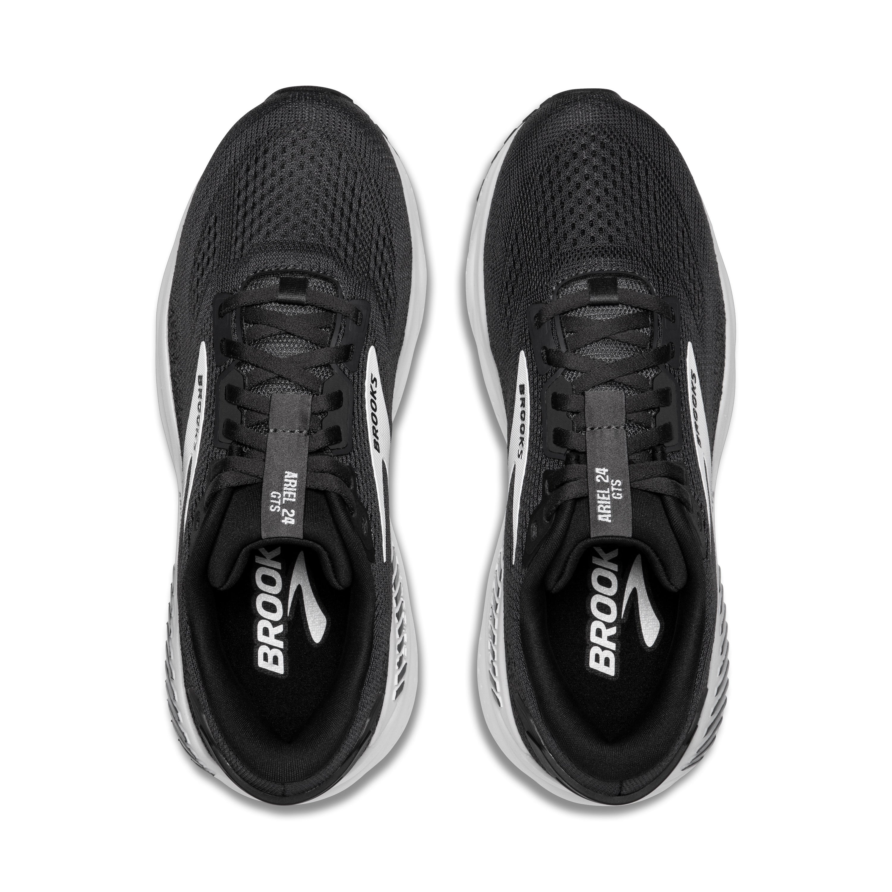 Brooks Womens Ariel GTS 24 Ebony Black White Stability Run North West