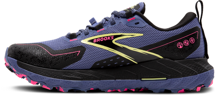 Brooks Womens Cascadia 18 GTX - Grey Blue/Black/Pink - Trail