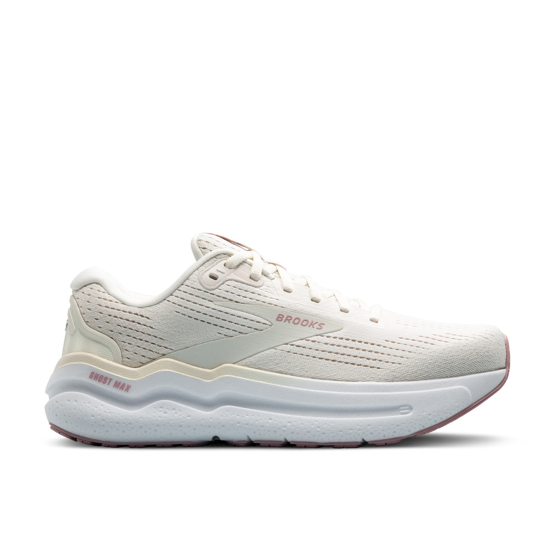 Brooks Womens Ghost Max 2 - Coconut Milk/Gray/Zephyr - Neutral