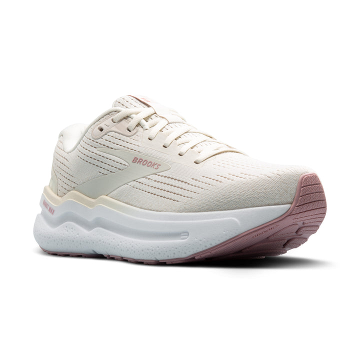 Brooks Womens Ghost Max 2 - Coconut Milk/Gray/Zephyr - Neutral