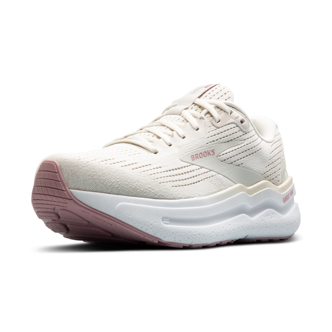 Brooks Womens Ghost Max 2 - Coconut Milk/Gray/Zephyr - Neutral