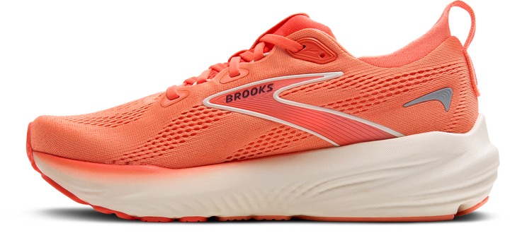 Brooks Womens Glycerin 22 - Desert Flower/Hot Coral/Milk - Neutral - SS25