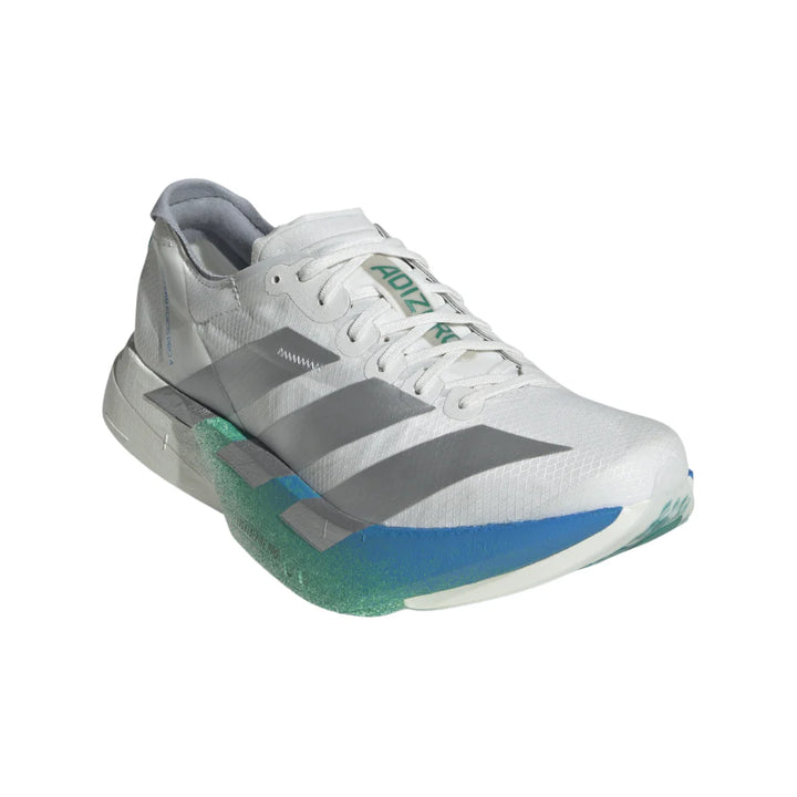 Adidas Womens Adizero Adios Pro 4 - Crystal White/Matte Silver/Glory Green - Neutral - SS25