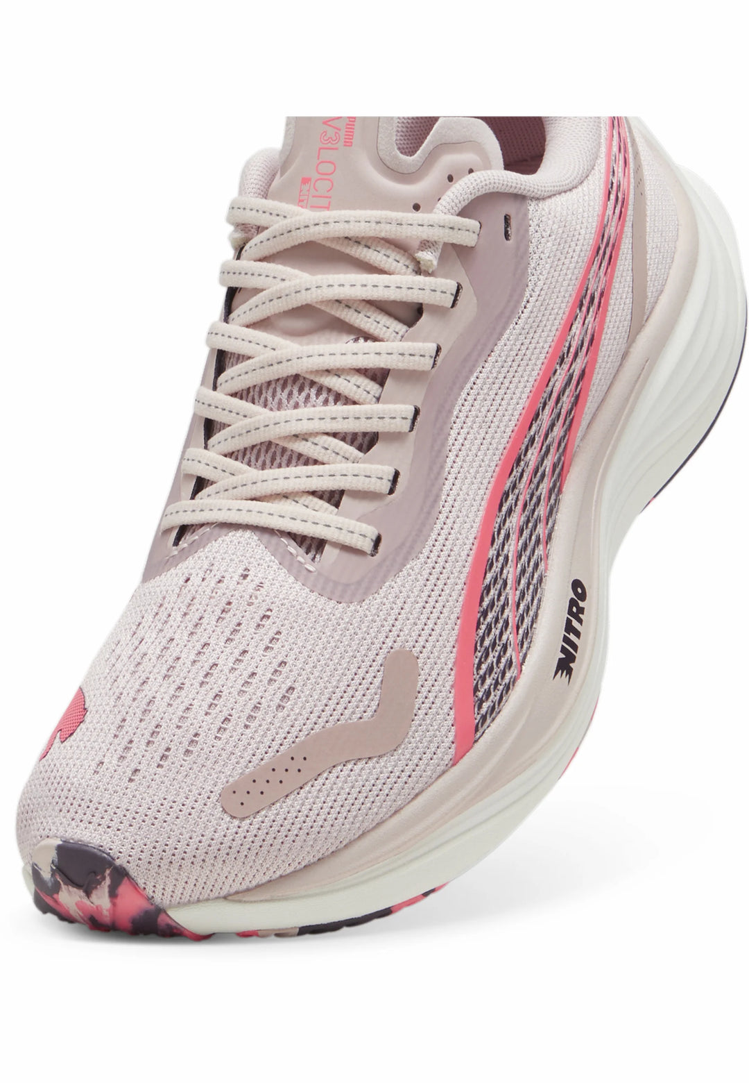 Puma Womens Velocity NITRO 3 - Mauve Mist/Sunset Glow - Neutral