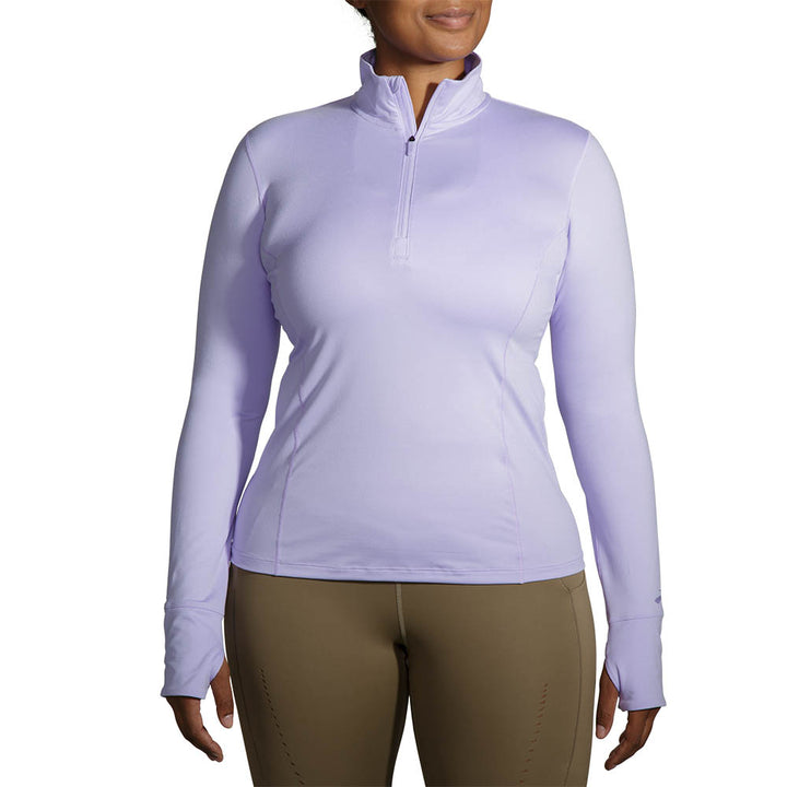 Brooks Womens Dash 1/2 Zip - Violet Dash