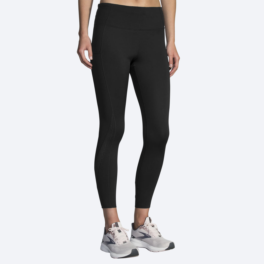 Brooks Womens Method 7/8 Tight - Black