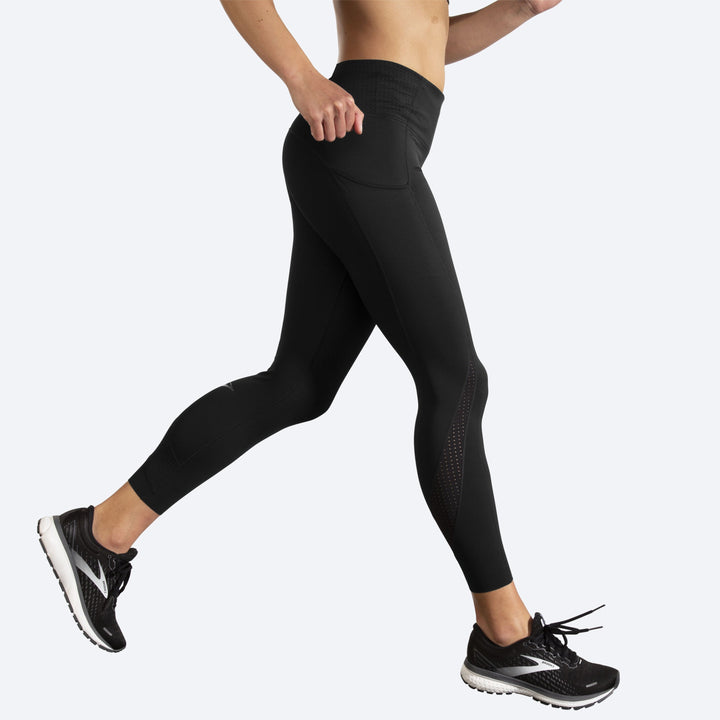 Brooks Womens Method 7/8 Tight - Black