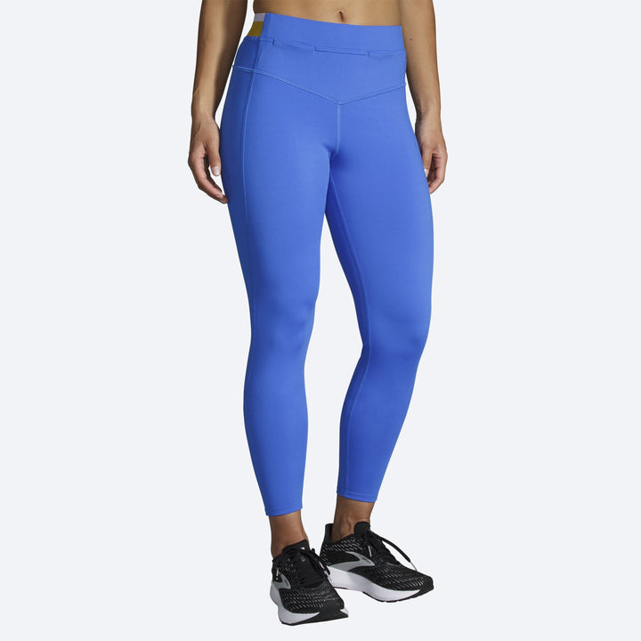 Brooks Womens Run Within 7/8 Tight - Bluetiful