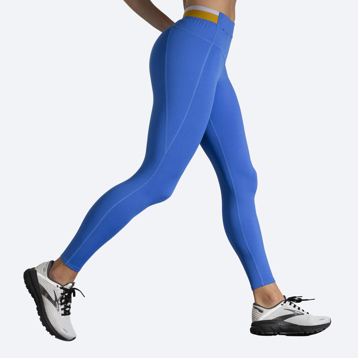 Brooks Womens Run Within 7/8 Tight - Bluetiful