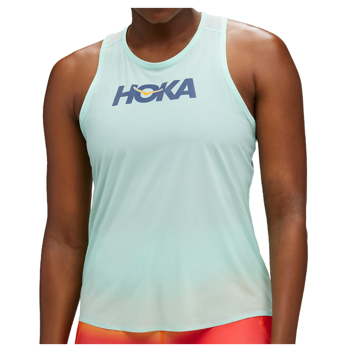 Hoka Womens Airolite Run Tank Cloudless Marathon Run North West