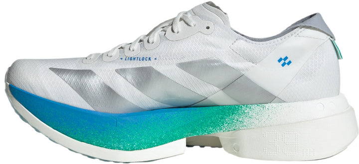 Adidas Womens Adizero Adios Pro 4 - Crystal White/Matte Silver/Glory Green - Neutral - SS25