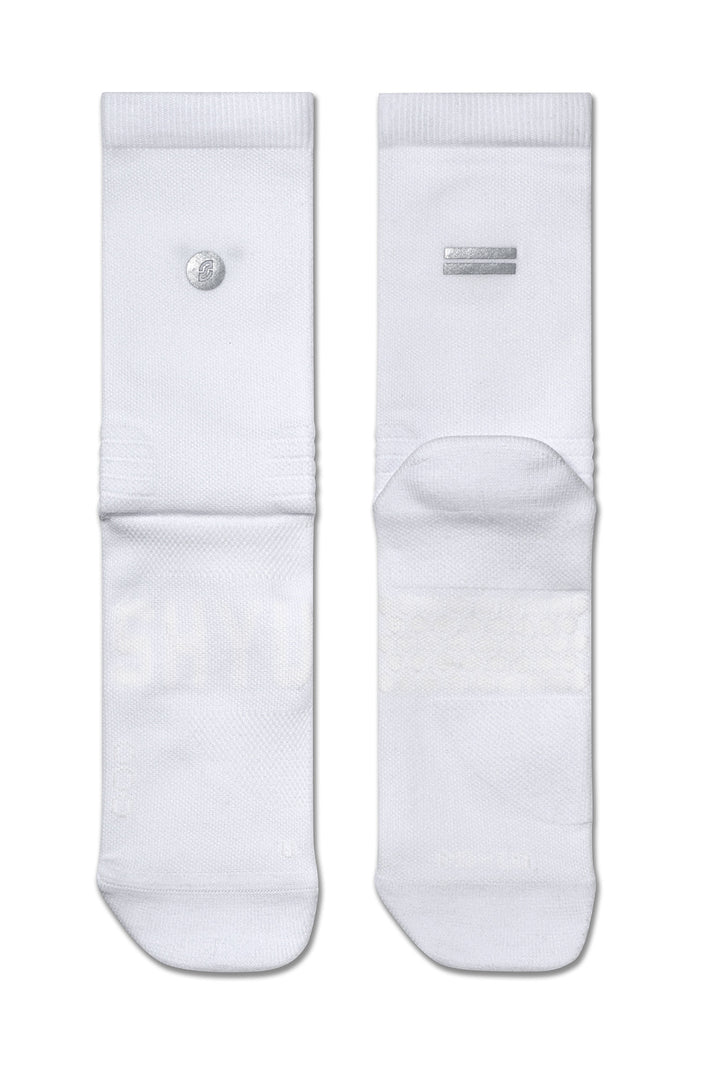 SHYU Racing Half Crew Socks - White/White/White