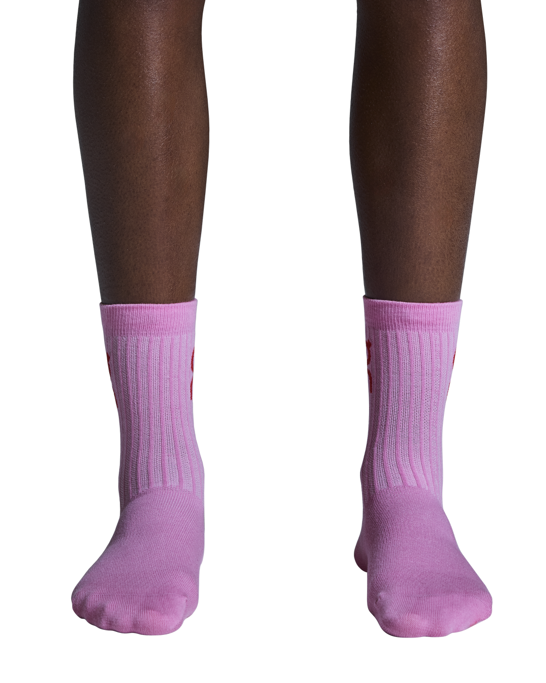 On Logo Sock High 3-Pack Unisex - Mauve/Raspberry