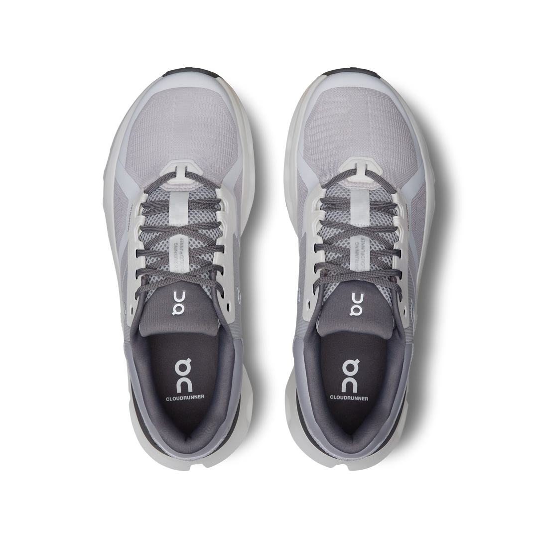 ON Mens Cloudrunner 2 - Frost/White - Stability