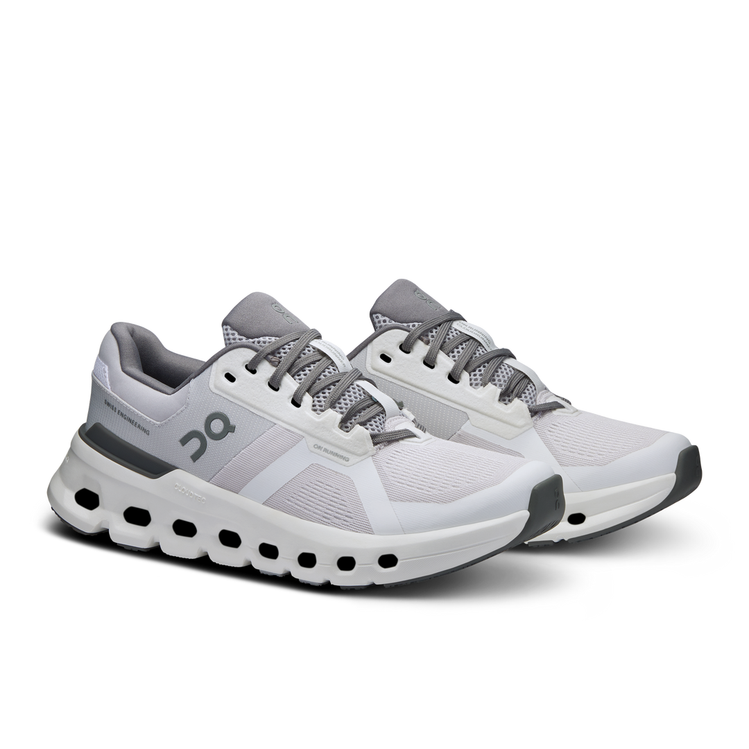 ON Womens Cloudrunner 2 - Frost/White - Stability