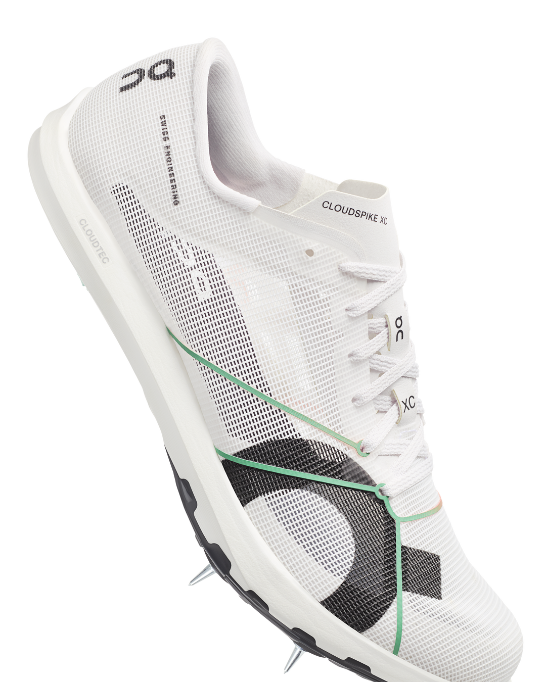 On Womens Cloudspike XC - Frost/White