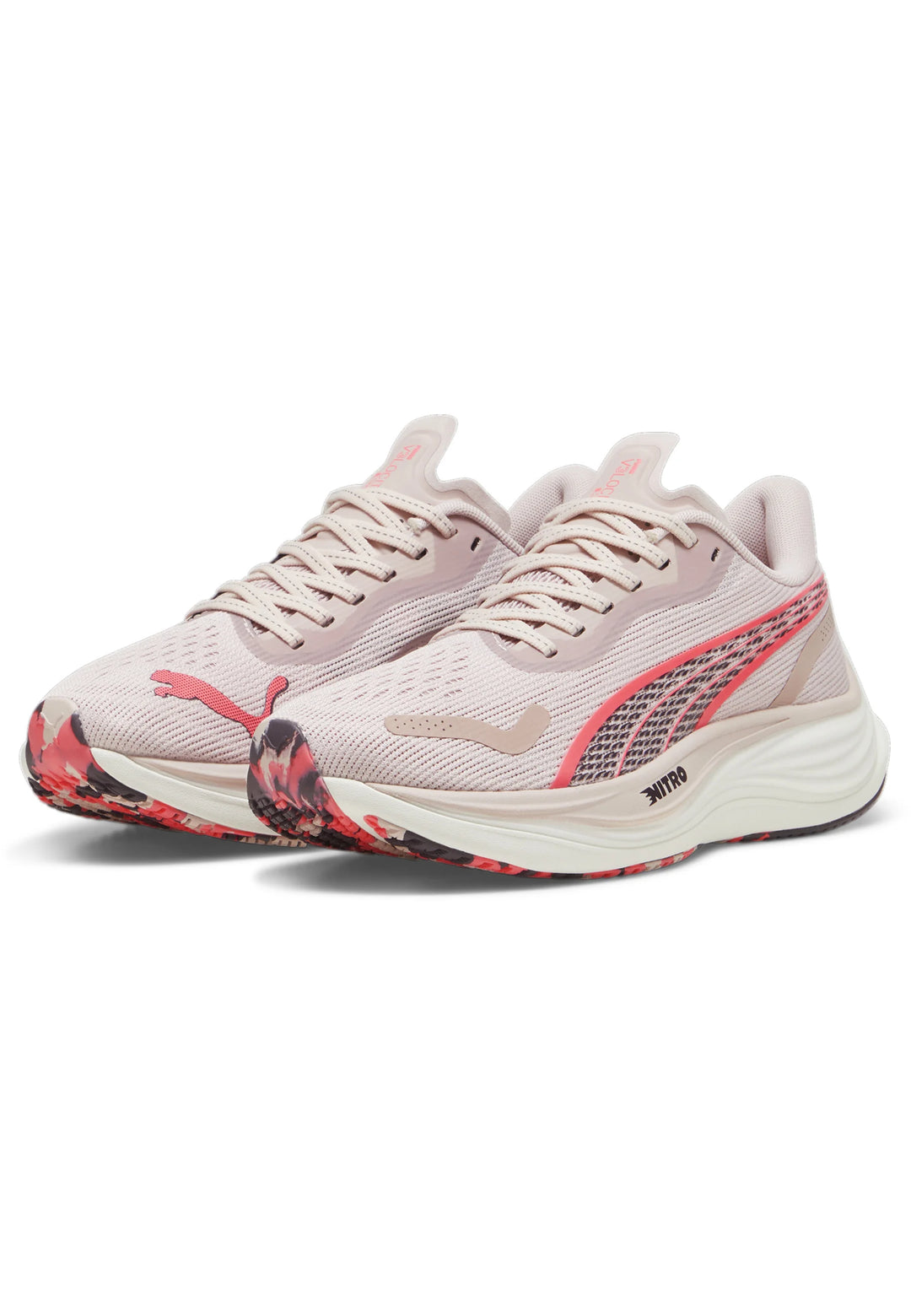 Puma Womens Velocity NITRO 3 - Mauve Mist/Sunset Glow - Neutral