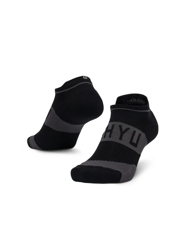 SHYU Training Socks 3 Pack No-Show - Black