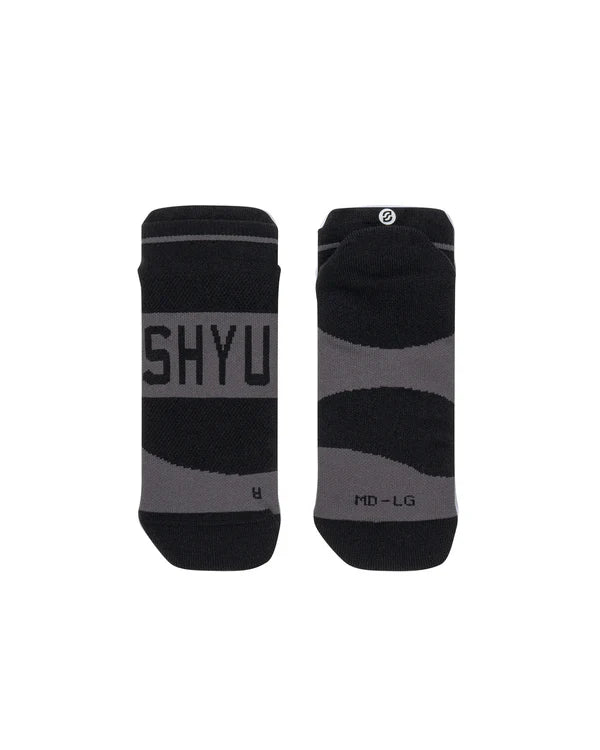 SHYU Training Socks 3 Pack No-Show - Black