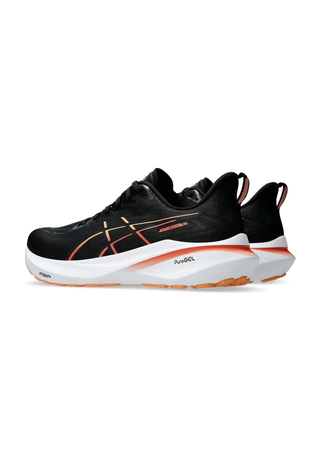 Asics Mens GT-2000 13 - Black/Faded Orange - Stability