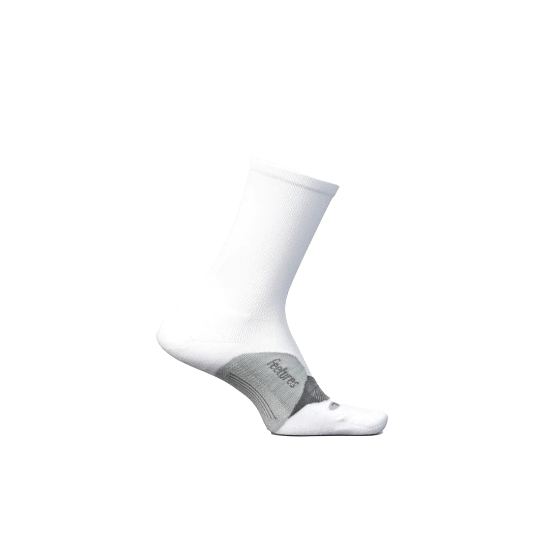 Feetures Elite Light Cushion Mini Crew - White