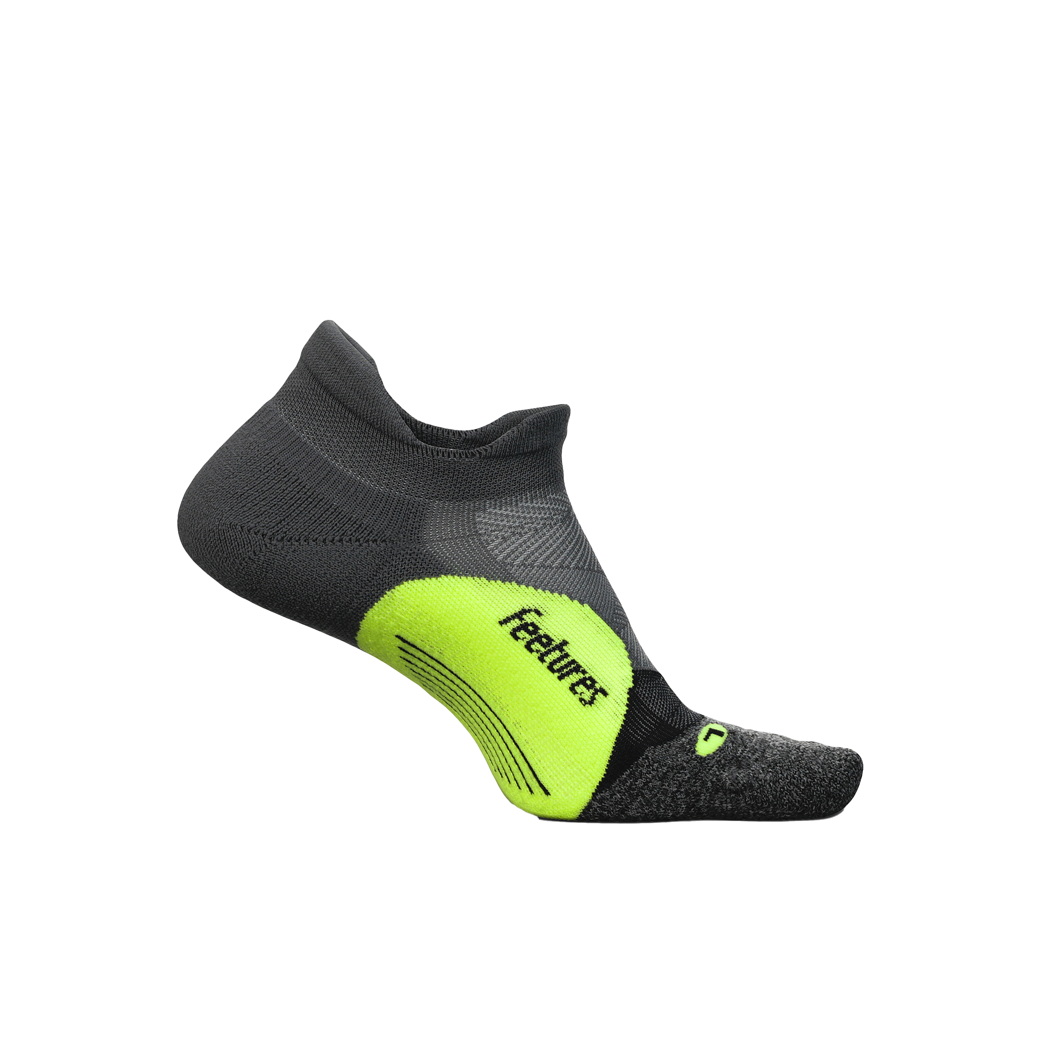 Feetures Elite Light Cushion No Show - Midnight Neon