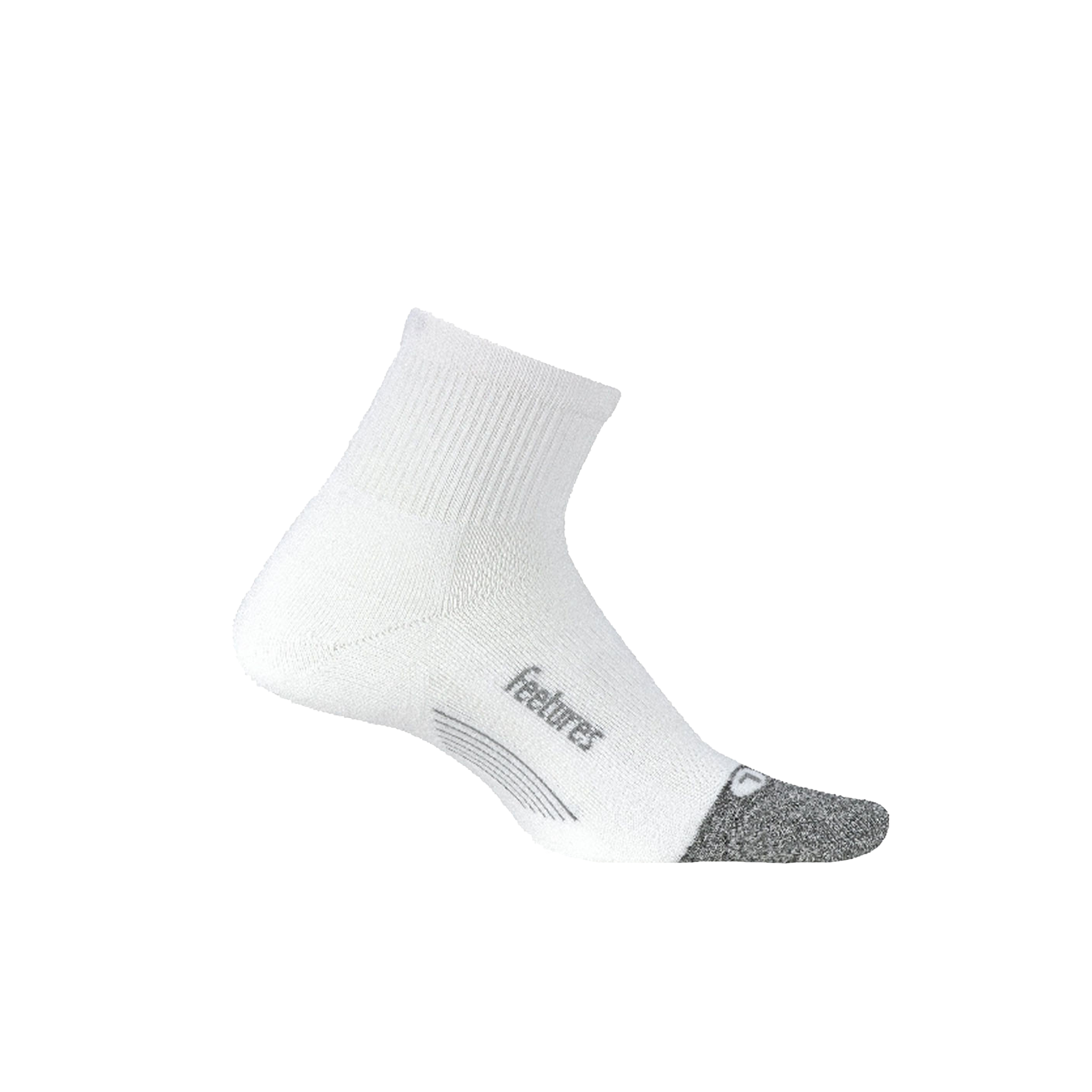 Feetures Elite Light Cushion Quarter - White