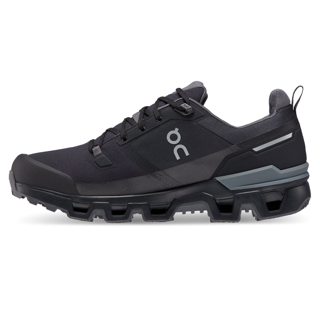 ON Womens Cloudwander Waterproof - Black/Eclipse - Trail